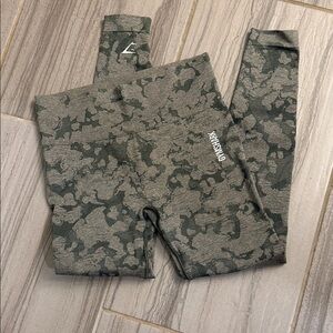 Gymshark Kids Leggings - Olive Camo